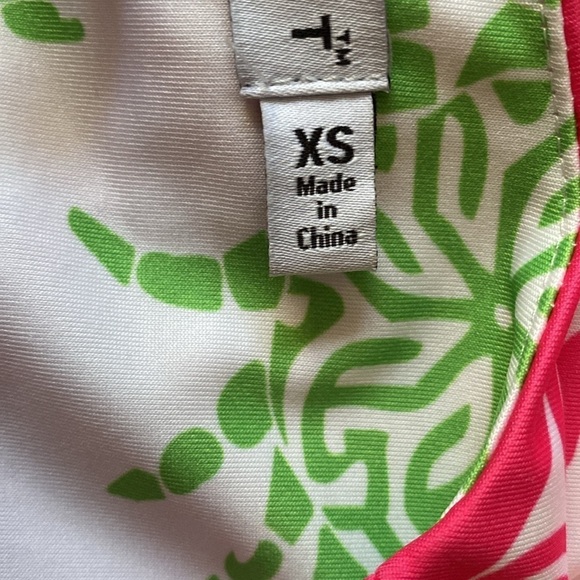 Gretchen Scott Mediterranean tiles and lobster mix media print dress - Picture 7 of 7